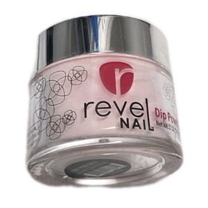 Revel Nail D129 Covetous 0.2 oz. Dip Powder Used Once Pink Dipped Nails Home Art